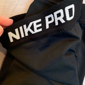Nike pro leggings. Worn and washed once. Size med